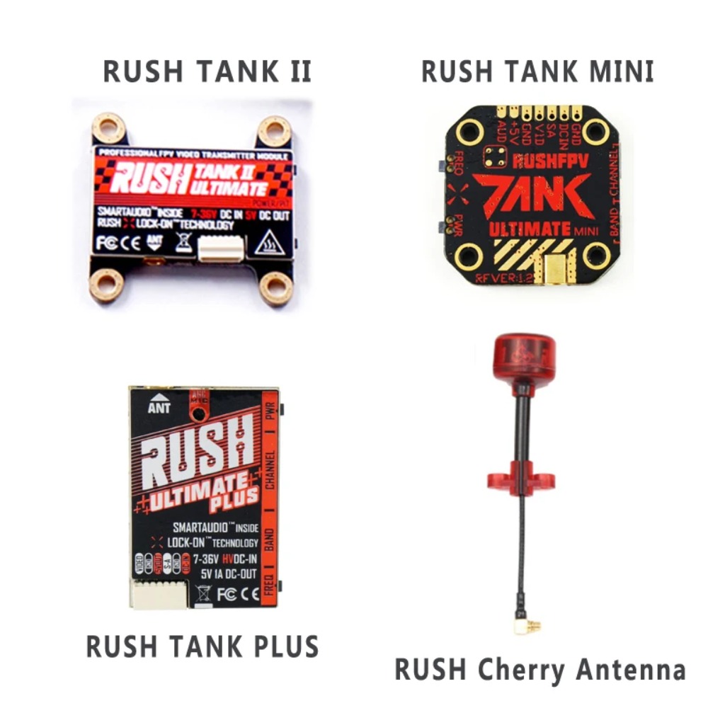 RUSH TANK Ultimate II/Mini/PLU - огляд і ціна Drone Racing Antenna